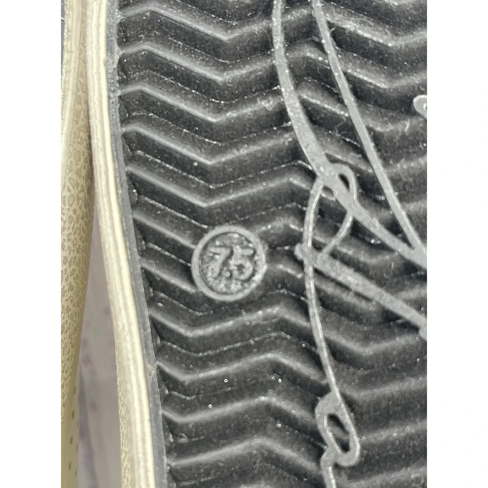 Vintage Havana Gadol Perforated Lace up Sneakers Silver/White Multi Suede